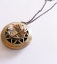 Steampunk Dragonfly Time Flies Locket