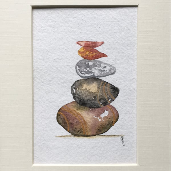 “Pebble pile 2” original artwork 