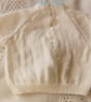 Baby's Romper and Jumper Set, Hand Knitted Baby Outfit, Baby Shower Gift - Image 3