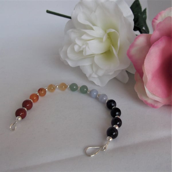 7 chakra bracelet rainbow colours