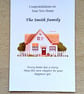 New Home Card - Personalised House Warming Congratulations
