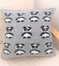 Knitting Pattern for Panda Cushion using Aran Worsted yarn.  Digital Pattern - Image 2