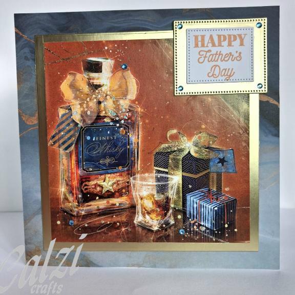 Whiskey Themed Father's Day Card