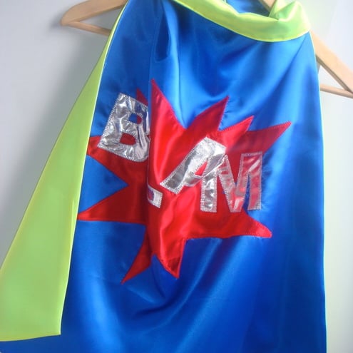 'BLAM' Super Hero Cape