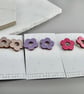 Flower stud earrings - Image 4