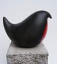 Raku glazed bird (E) - Image 3