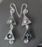 Hematite triangle drops - Image 2