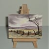 hand painted miniature aceo watercolour art ( ref F 488.J3 )