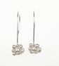 Silver Cluster Dangle Earrings   - Image 1