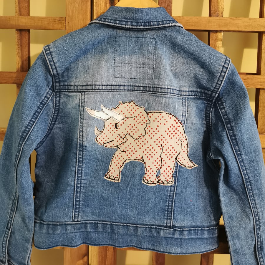 Triceratops jacket (5-6 yrs) - Folksy