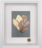 Madame de Maintenon - Original Botanical Wall Art with Gold and Petals - Image 3