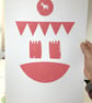 Magic Donkey No.17 A3 three-colour screen-print - Image 8