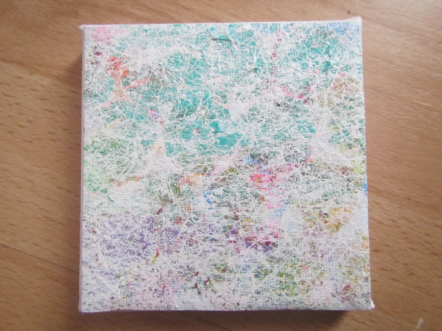 Acrylic painting 4 x 4 inches original artwork