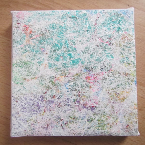 Acrylic painting 4 x 4 inches original artwork