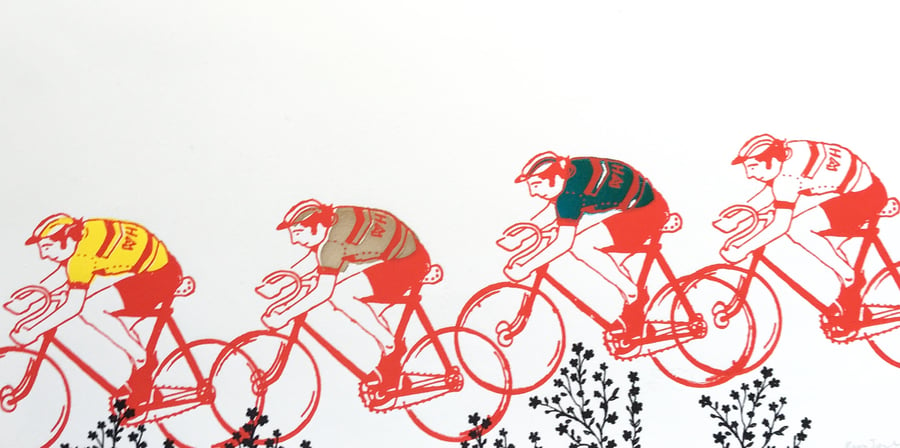 Cycling Mini Print