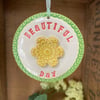 Beautiful Day ceramic decoration