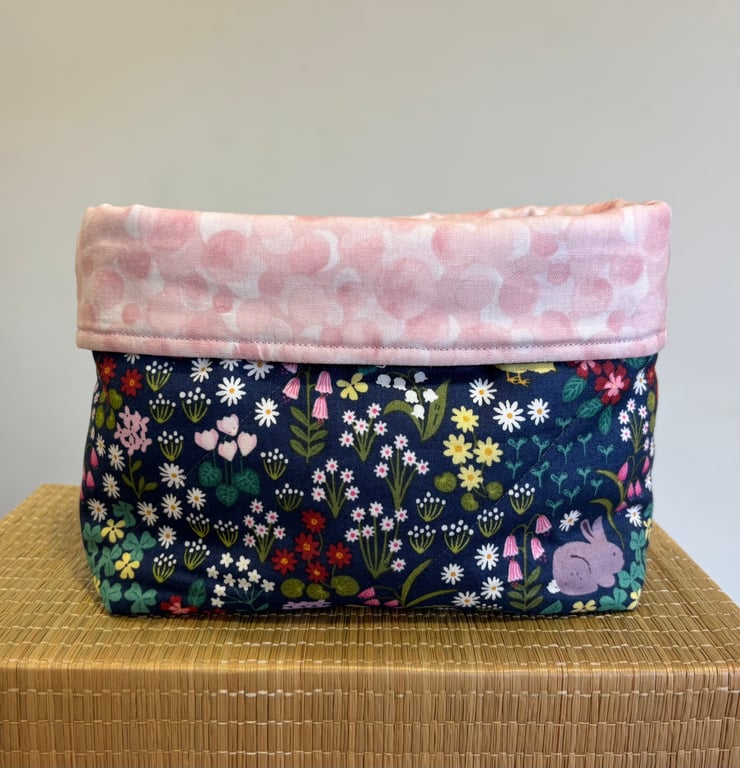 Bunny Hop Quilted Storage Pouch
