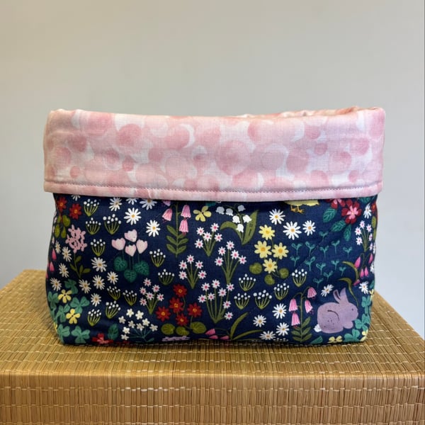 Bunny Hop Quilted Storage Pouch