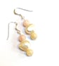 Pearl Earrings with Morganite Stone, Dangle, Pastel Colours with Sterling Silver - Image 5