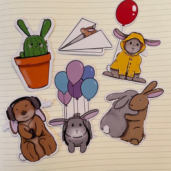 Willow grove ‘favorites’ bunny stickers