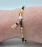 Citrine & Black Spinel Bracelet, November Birthstone, Birthday Gifts For Her - Image 2