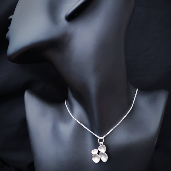 Beautiful silver minimalistic pendant