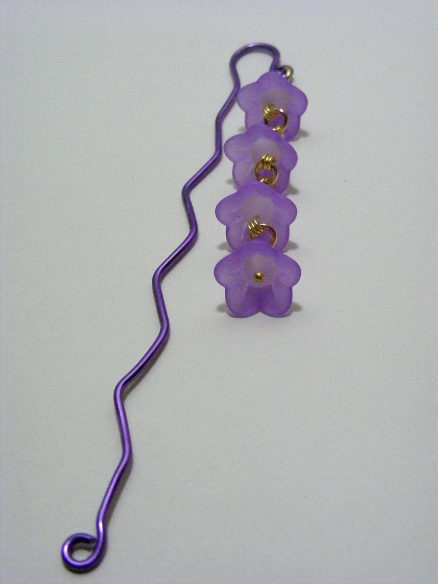 Lilac Flower Bookmark