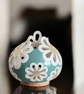 Cool Sage Daisy Gourd Lamp - Image 2
