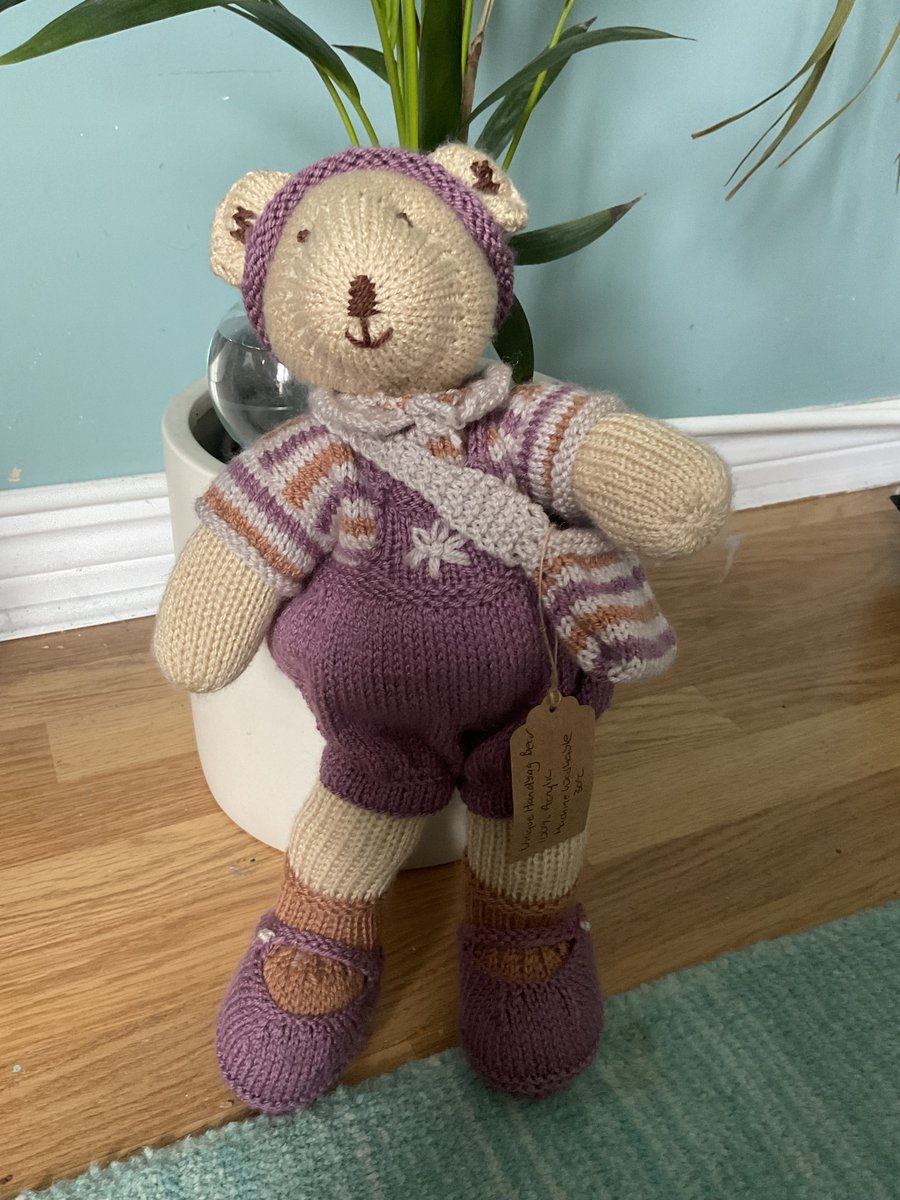 Hand knitted Teddy Bear