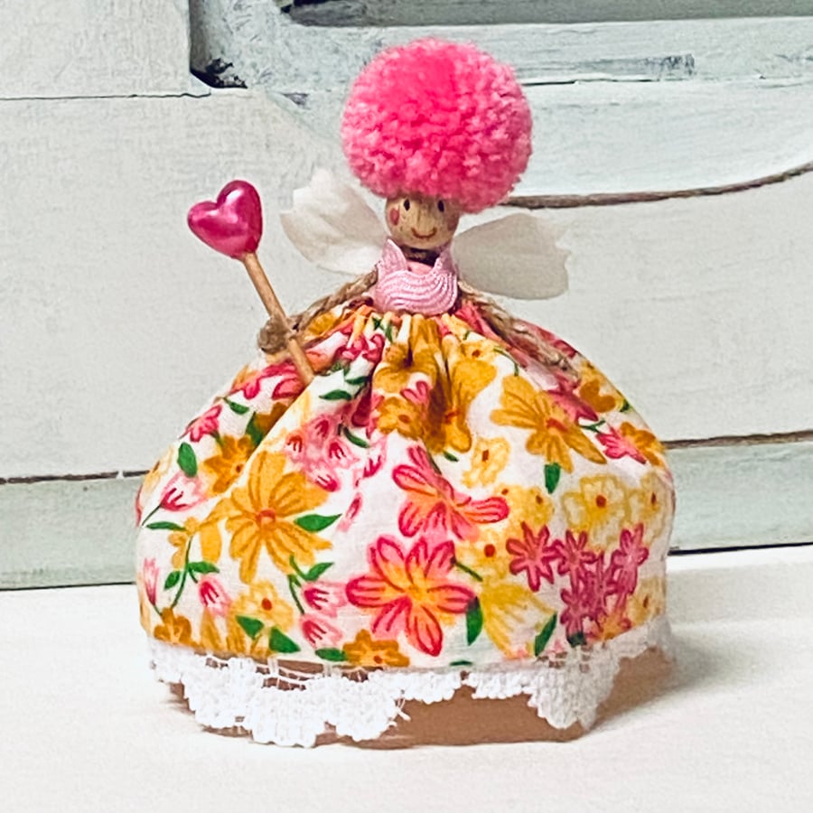 Valentine Pom Pom Mini Fairy - Sweetheart Betty