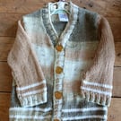 Hand Knitted childrens cardigan 