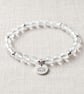 Clear Quartz Crystal Bracelet, Master Healer, Personalised Gift - Image 1