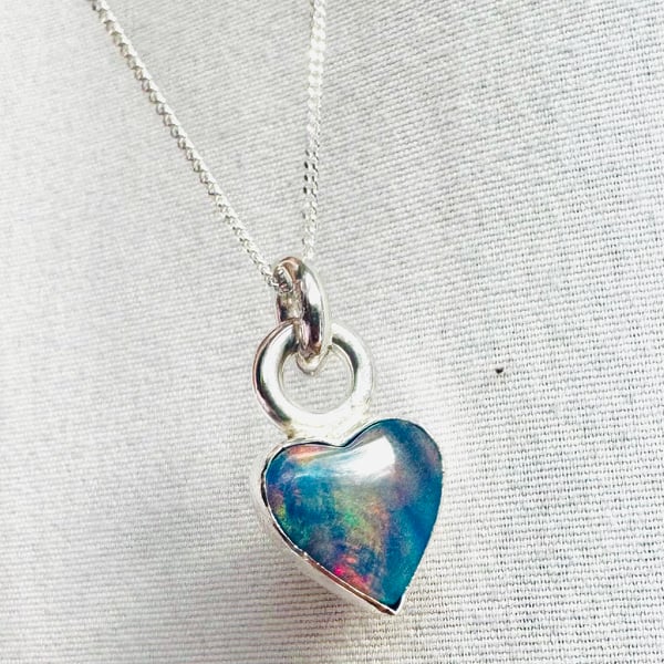 Aurora Heart Pendant