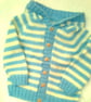Striped Jacket with Hood For Babies and Small Children, Baby Gift Ideas, Jacket