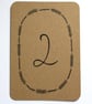 Woodland wedding table numbers - Image 2