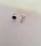 Pretty Round Tri-coloured Earstuds - Image 5