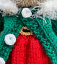 Hand Knitted Christmas Bunny - Image 2