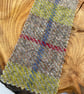Scottish tweed bookmark with wooden stag button - Image 2