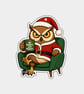 Unique Funny Christmas Gift Tags For Adults, 6pk - Grumpy Armchair Owl
