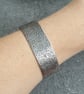 Sterling silver cuff bangle, Spiral pattern, Gift for beach lover - Image 6
