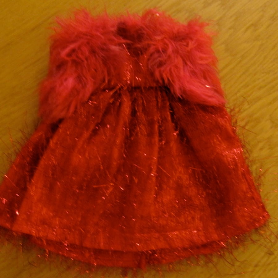 Red Party Dress and Shrug