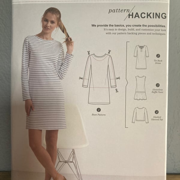 Simplicity Pattern Hacking Knit Dress K8375