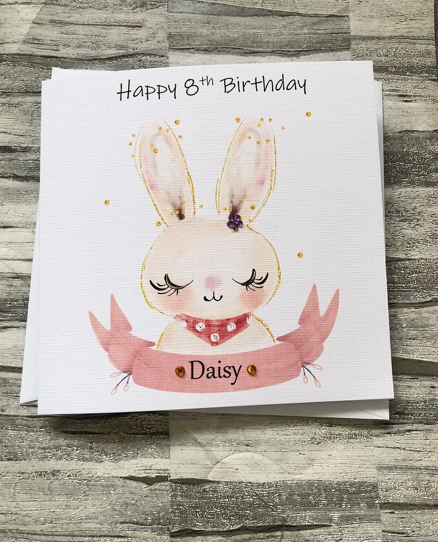 Girls Birthday Card for Daughter, Granddaughter, Niece,Cousin, Friend, Sister