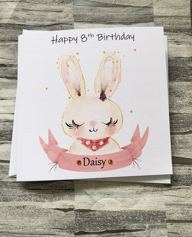 Girls Birthday Card for Daughter, Granddaughter, Niece,Cousin, Friend, Sister