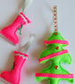 Ice Skating Boots and Xmas Tree Hanging Set - Image 1
