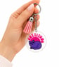 Funny Cat Keyring 