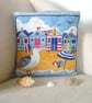 Seaside Cushion, Seagull cushion, Seaside Theme cushion, Head hut cushion