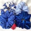 Blue raspberry scrunchie bundle 