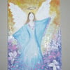angel art painting original ( ref FA 293 G1 )