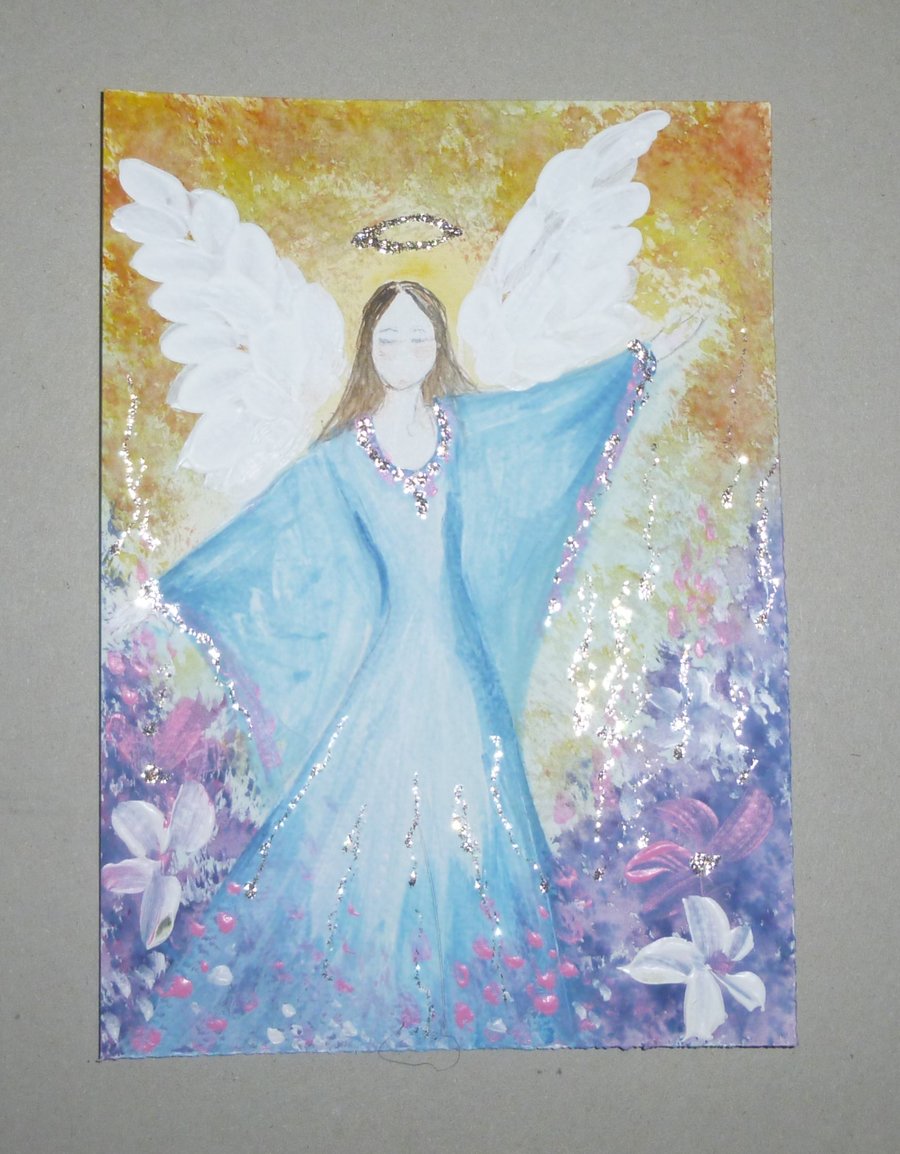 angel art painting original ( ref FA 293 G1 )